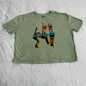 TLC No Scrubs cropped tee